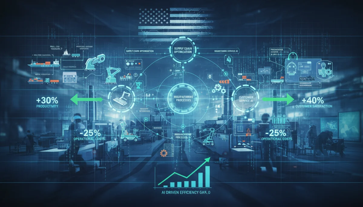 AI optimizing supply chains and manufacturing in US
