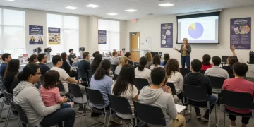 Community workshop addressing gaming addiction awareness in the US