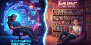 Subscription services versus game ownership in 2026, showing diverse gamer preferences.