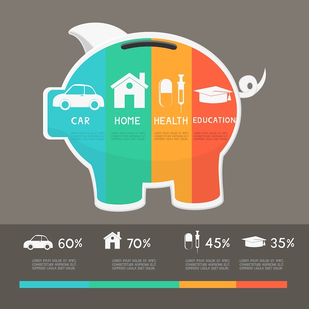 A clear and concise infographic illustrating the difference between premiums, deductibles, copays, and coinsurance in a health insurance plan. The infographic uses simple visuals to explain each term and their impact on healthcare costs.