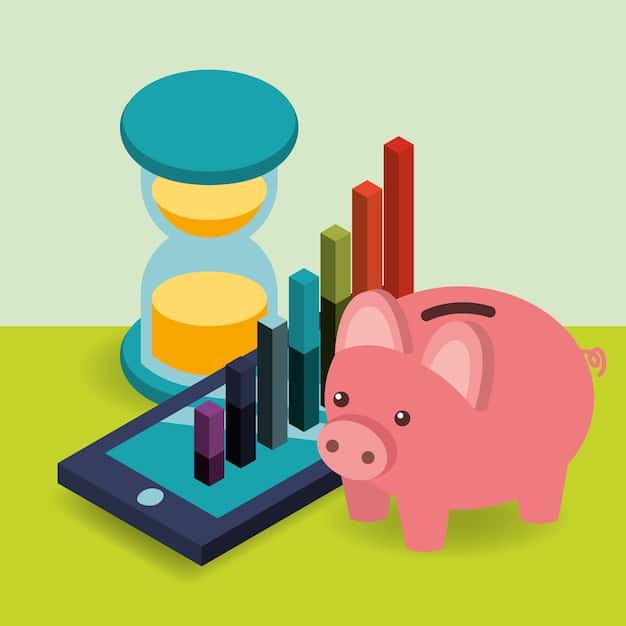 A graphic illustration showing the growth of a 529 plan investment over time, with a visual representation of compound interest accelerating the savings.