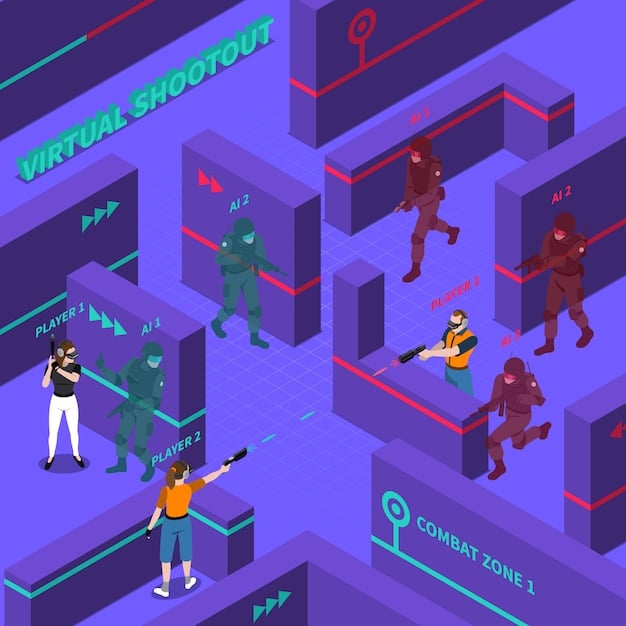 An overhead view of two Fortnite characters engaged in a box fight, highlighting the strategic placement of walls, windows, and doorways within the confined structure.