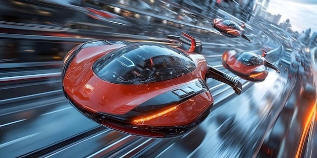 A Rocket League car rotating smoothly in the air, demonstrating precise control and orientation during an aerial maneuver.