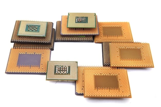 A detailed image showcasing the difference in physical design between a DDR4 RAM module and a DDR5 RAM module. Key differences in the notch position and component layout are clearly visible.