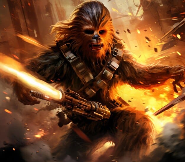 A dynamic action shot from the game 