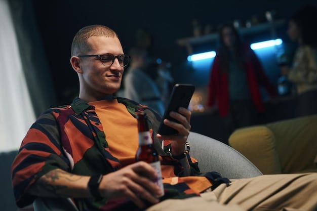 A person using a mobile phone to watch an esports tournament on YouTube, highlighting the platform's accessibility on various devices.