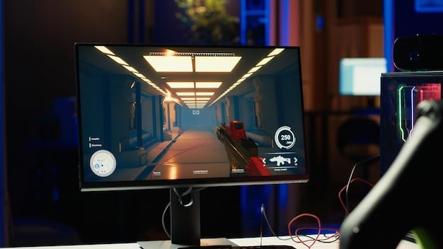 A screenshot from a demanding video game running at 4K resolution with ultra settings, showing a detailed cityscape with ray tracing enabled. The VRAM usage is prominently displayed in the corner of the screen exceeding 8GB.